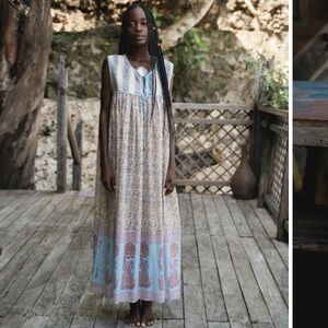 Daughters of India Aahna Dress in Bluebell